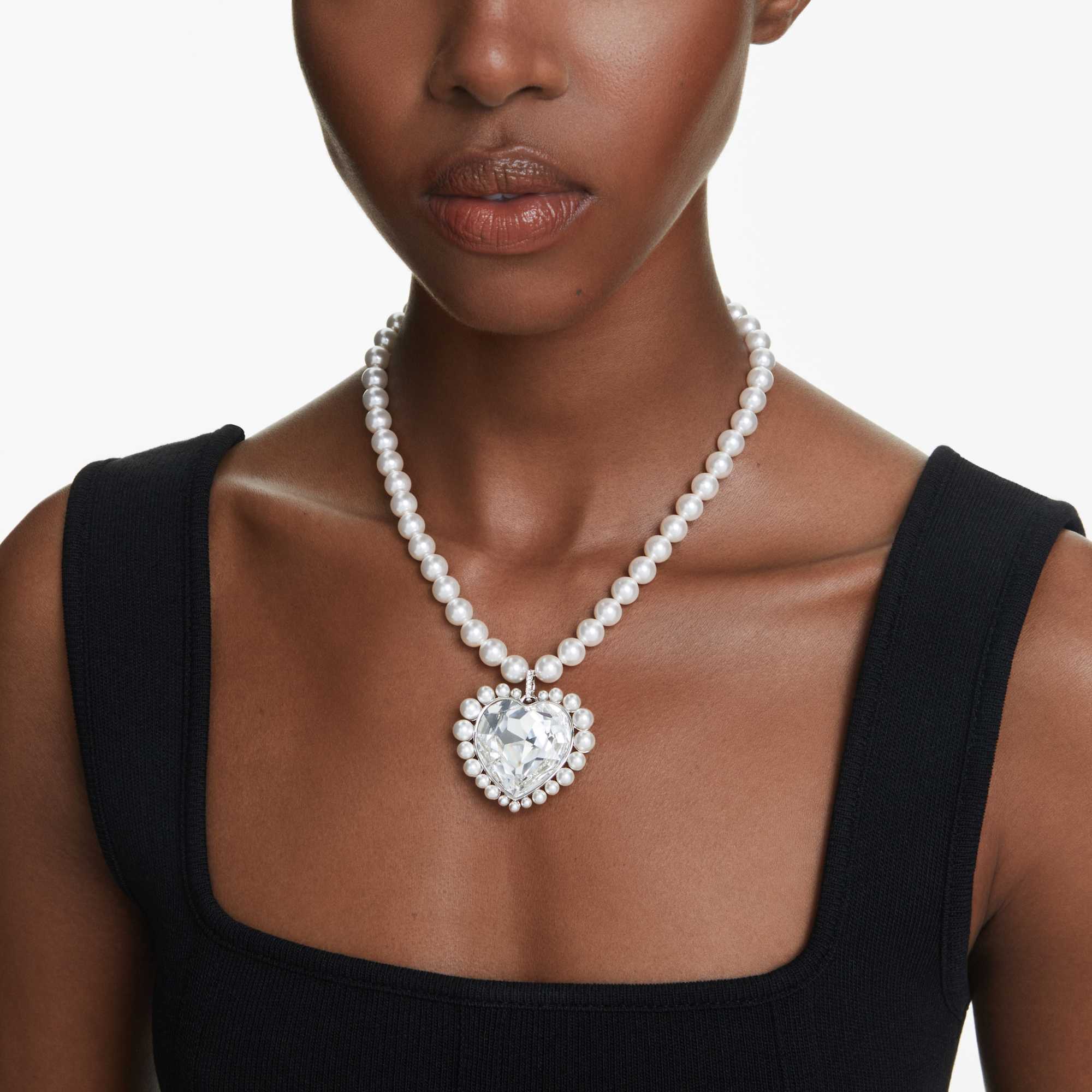 ariana-grande-x-swarovski-necklace-crystal-pearl-heart-cut-heart-white-rhodium-plated-swarovski-5720858