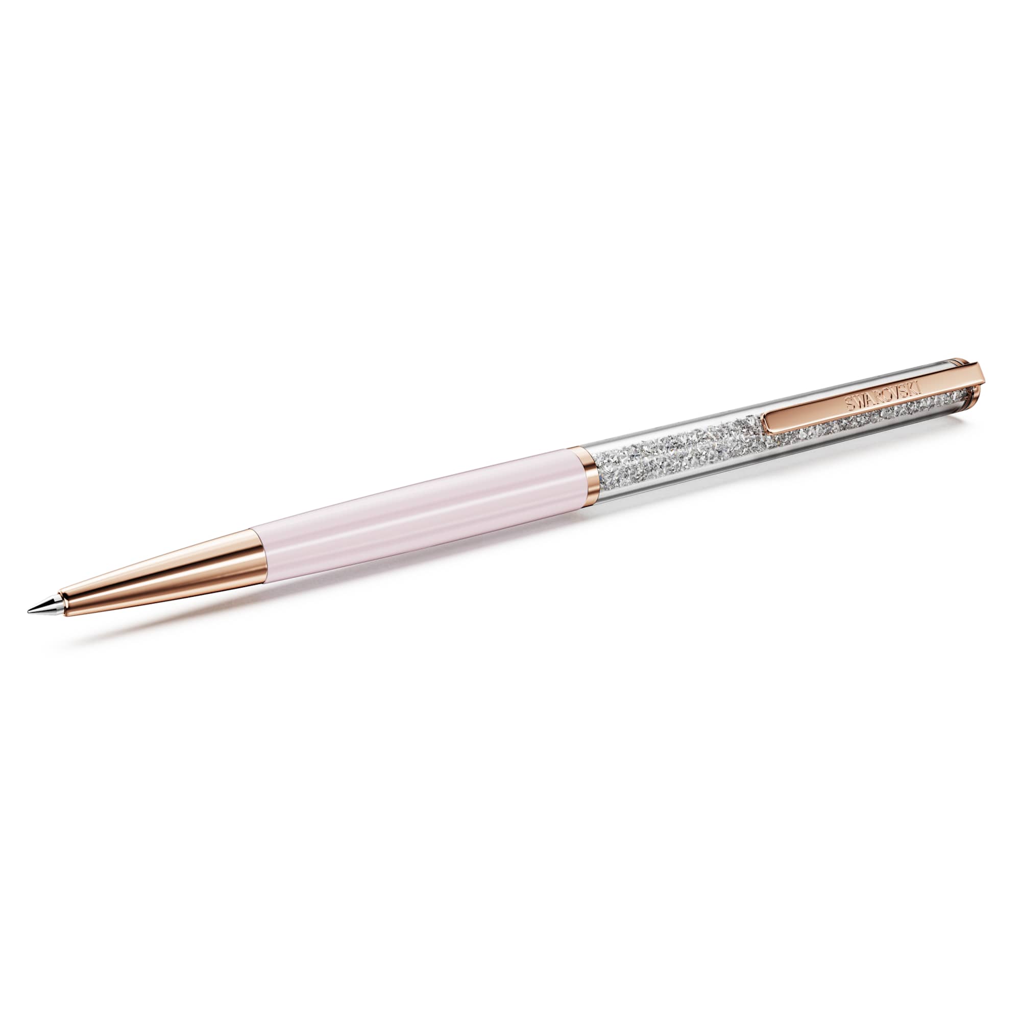 crystalline-ballpoint-pen-pink-pink-lacquered-rose-gold-tone-plated-swarovski-5709614