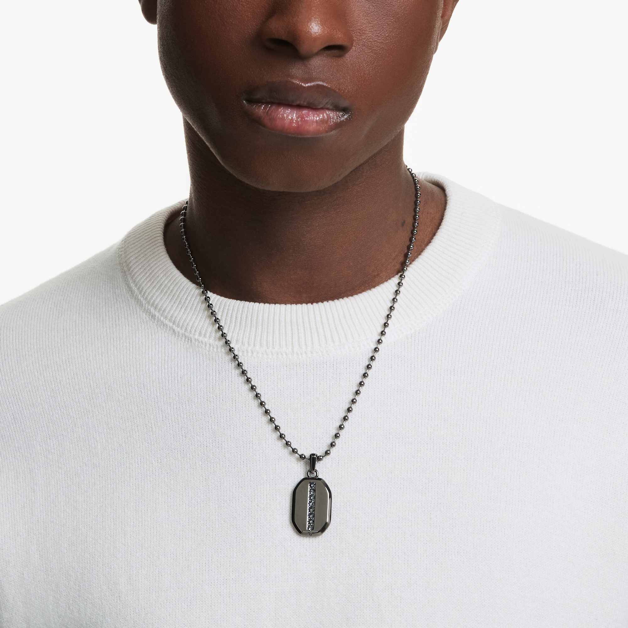 dextera-pendant-octagon-shape-round-cut-black-ruthenium-plated-swarovski-5724595