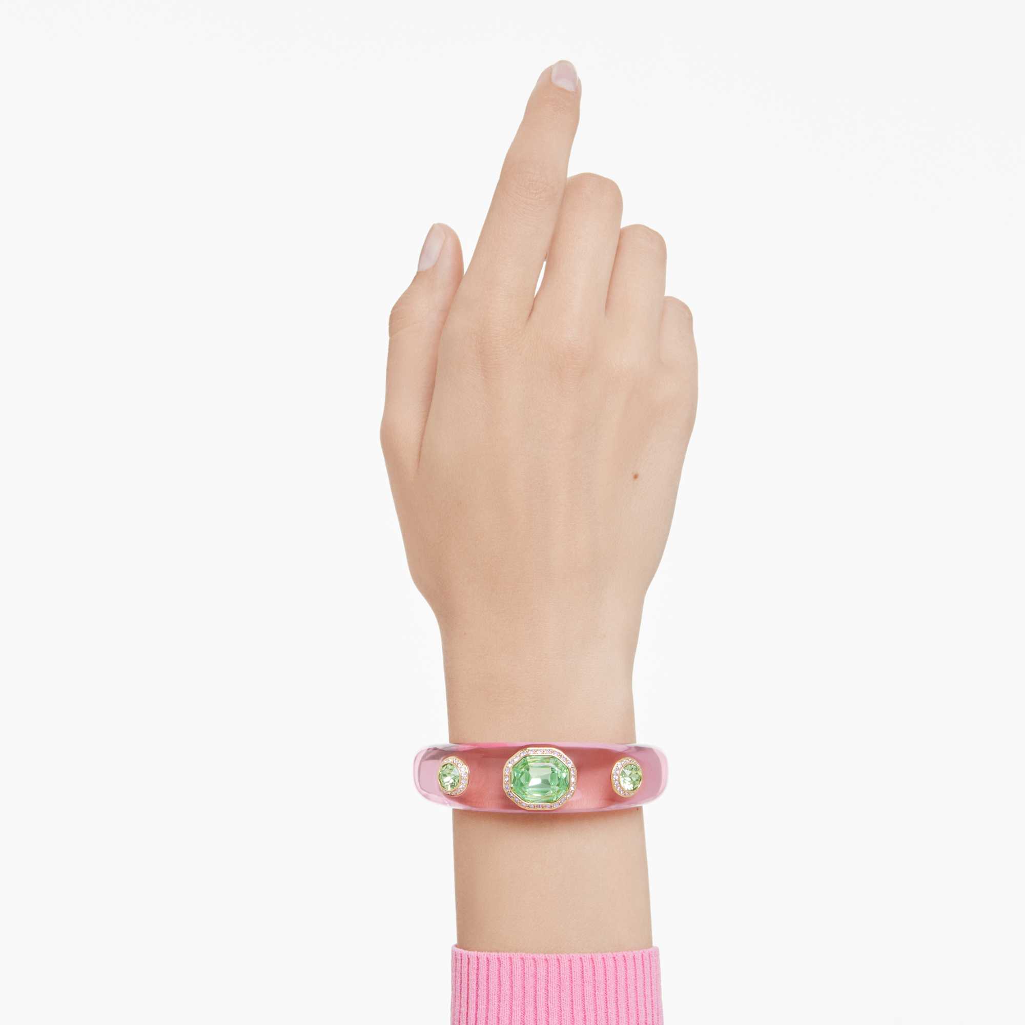 dulcis-cuff-mixed-cuts-multicolored-18k-gold-finish-swarovski-5714382