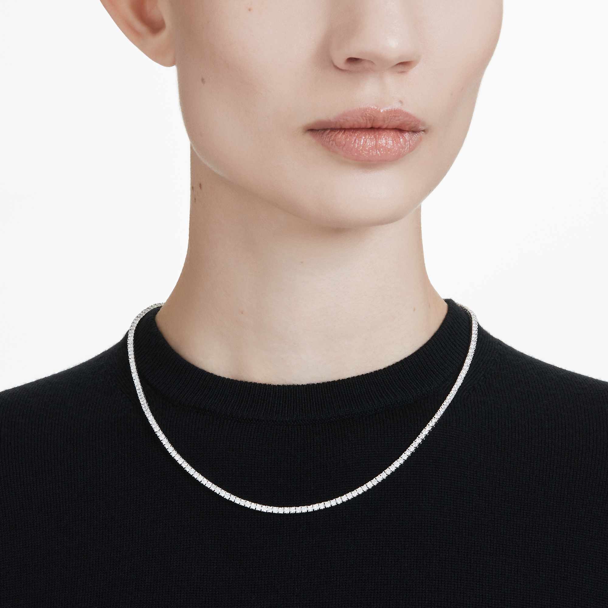 eternity-tennis-necklace-lab-grown-diamonds-7-ct-tw-round-shape-14k-white-gold-swarovski-5699023
