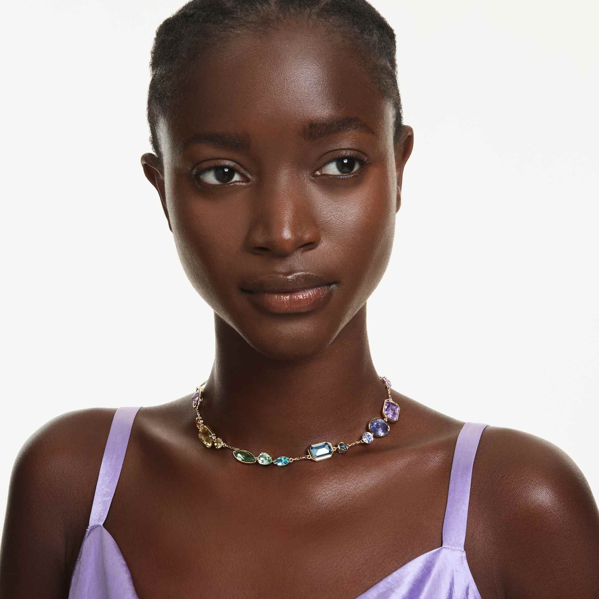 gema-necklace-mixed-cuts-multicolored-18k-gold-finish-swarovski-5741584