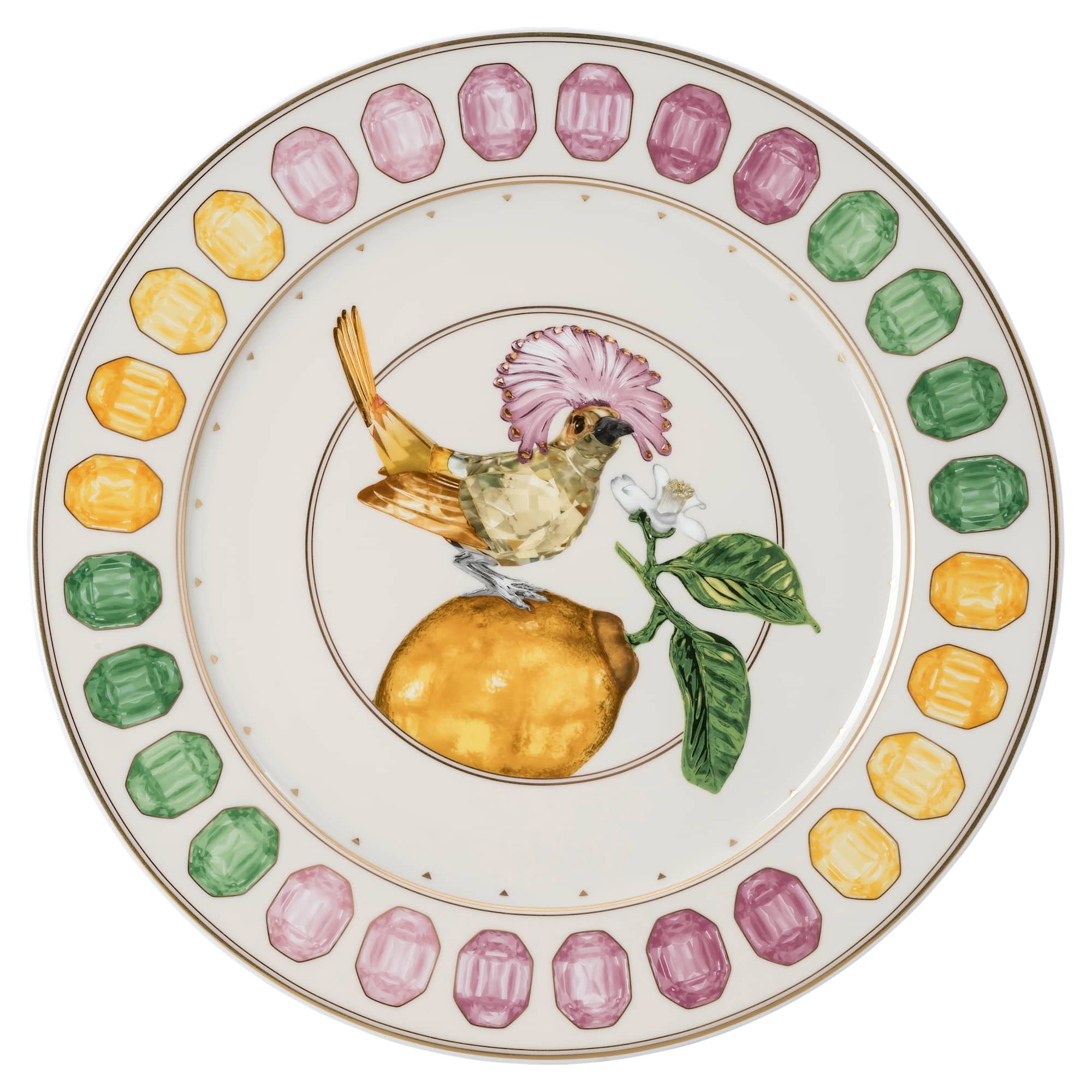 idyllia-service-plate-porcelain-crystal-print-motif-flycatcher-multicolored-swarovski-5735536