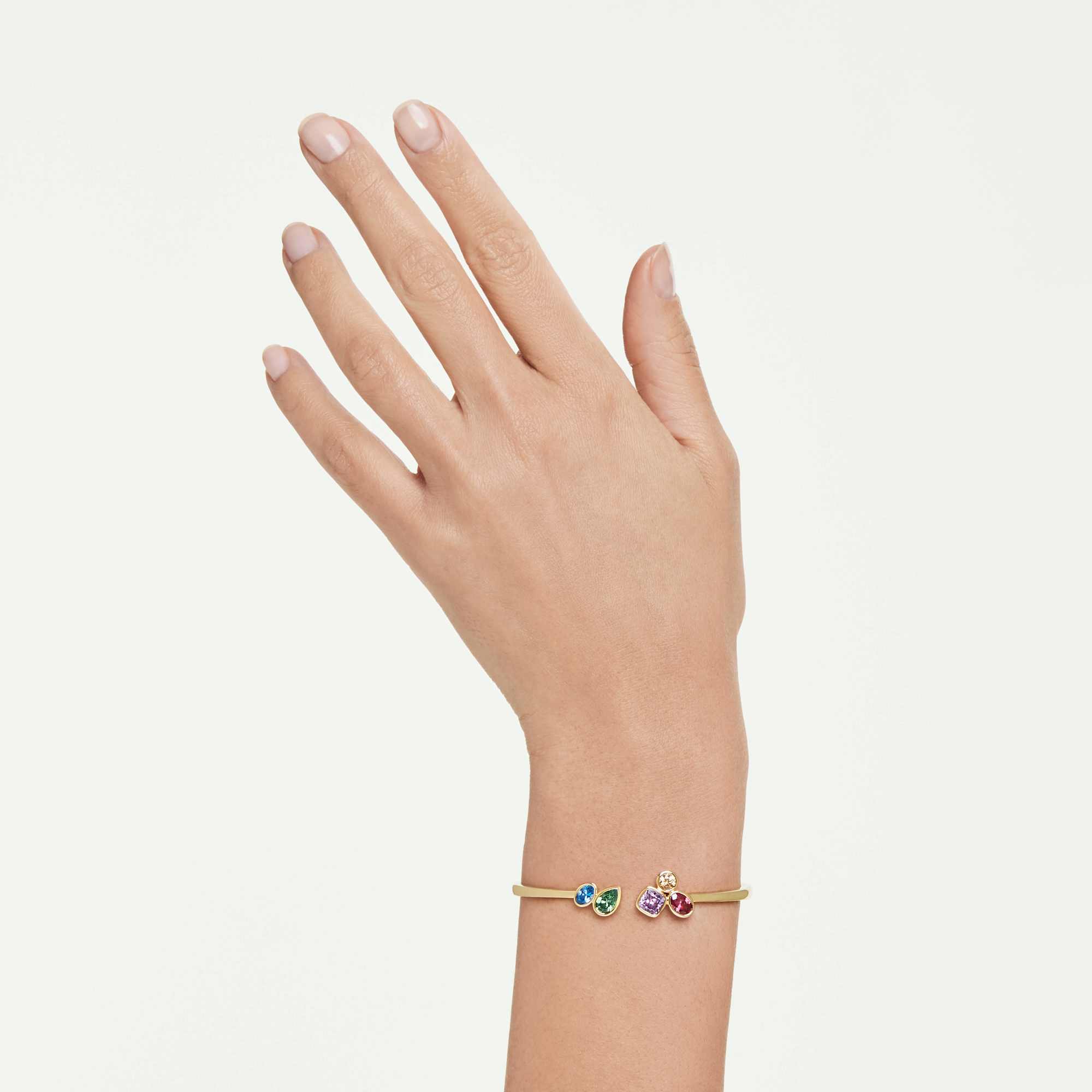 imber-bangle-mixed-cuts-multicolored-18k-gold-finish-swarovski-5753258
