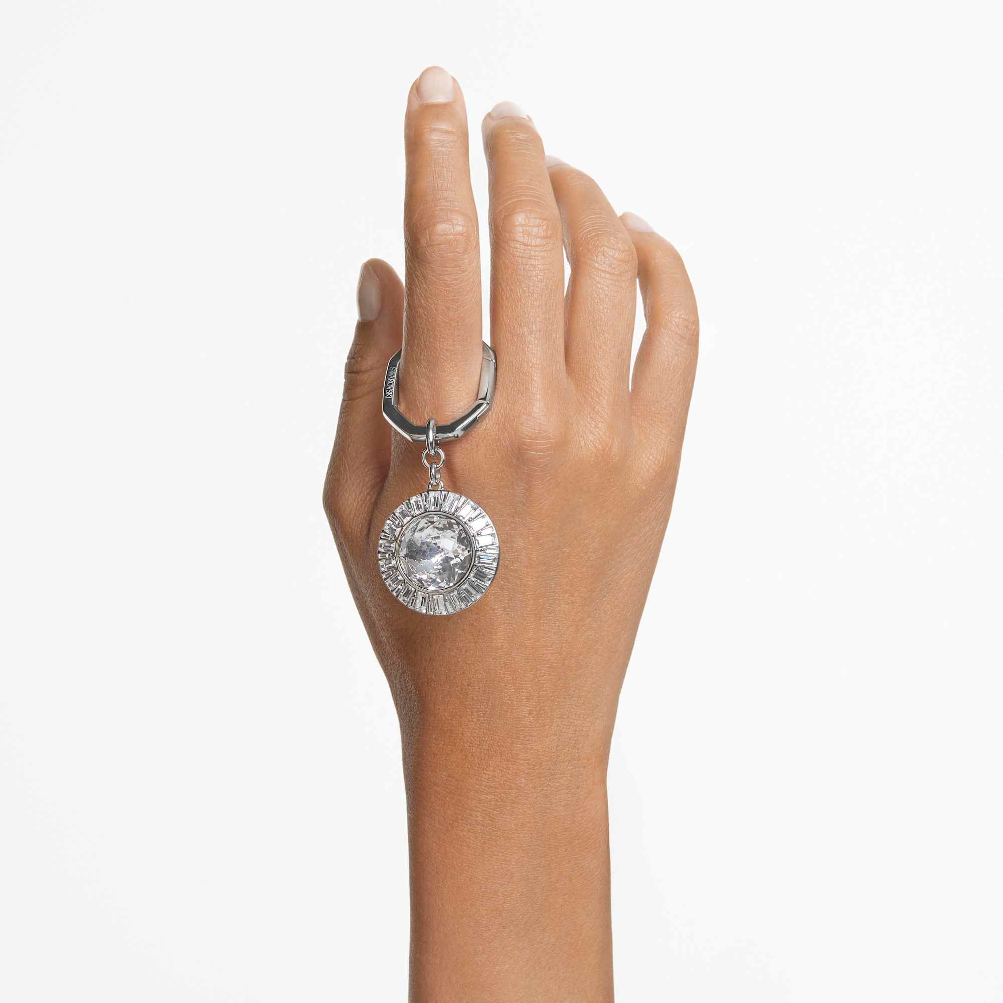 key-ring-round-cut-white-rhodium-plated-swarovski-5669119