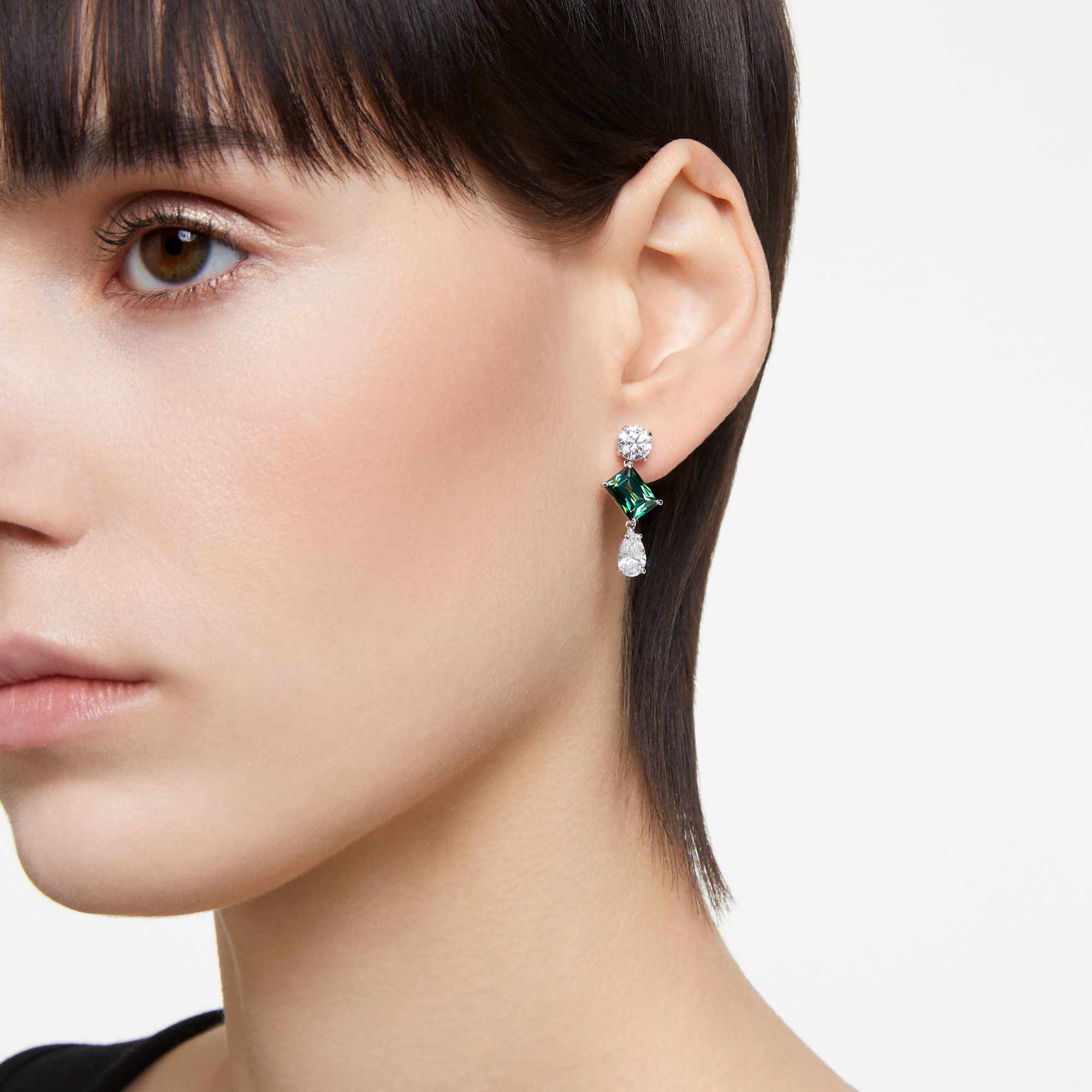 mesmera-drop-earrings-mixed-cuts-green-rhodium-plated-swarovski-5665878