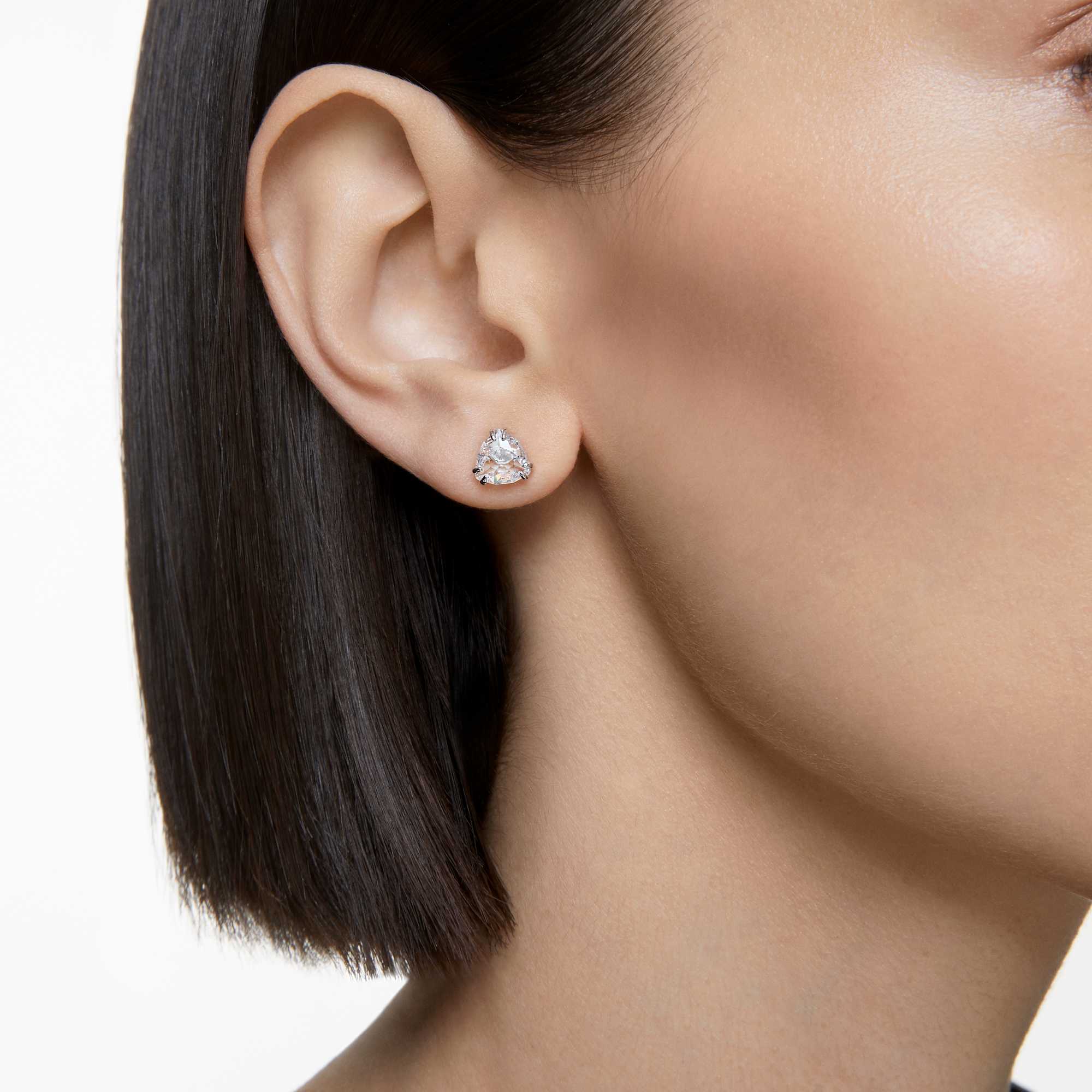 millenia-stud-earrings-trilliant-cut-white-rhodium-plated-swarovski-5619498