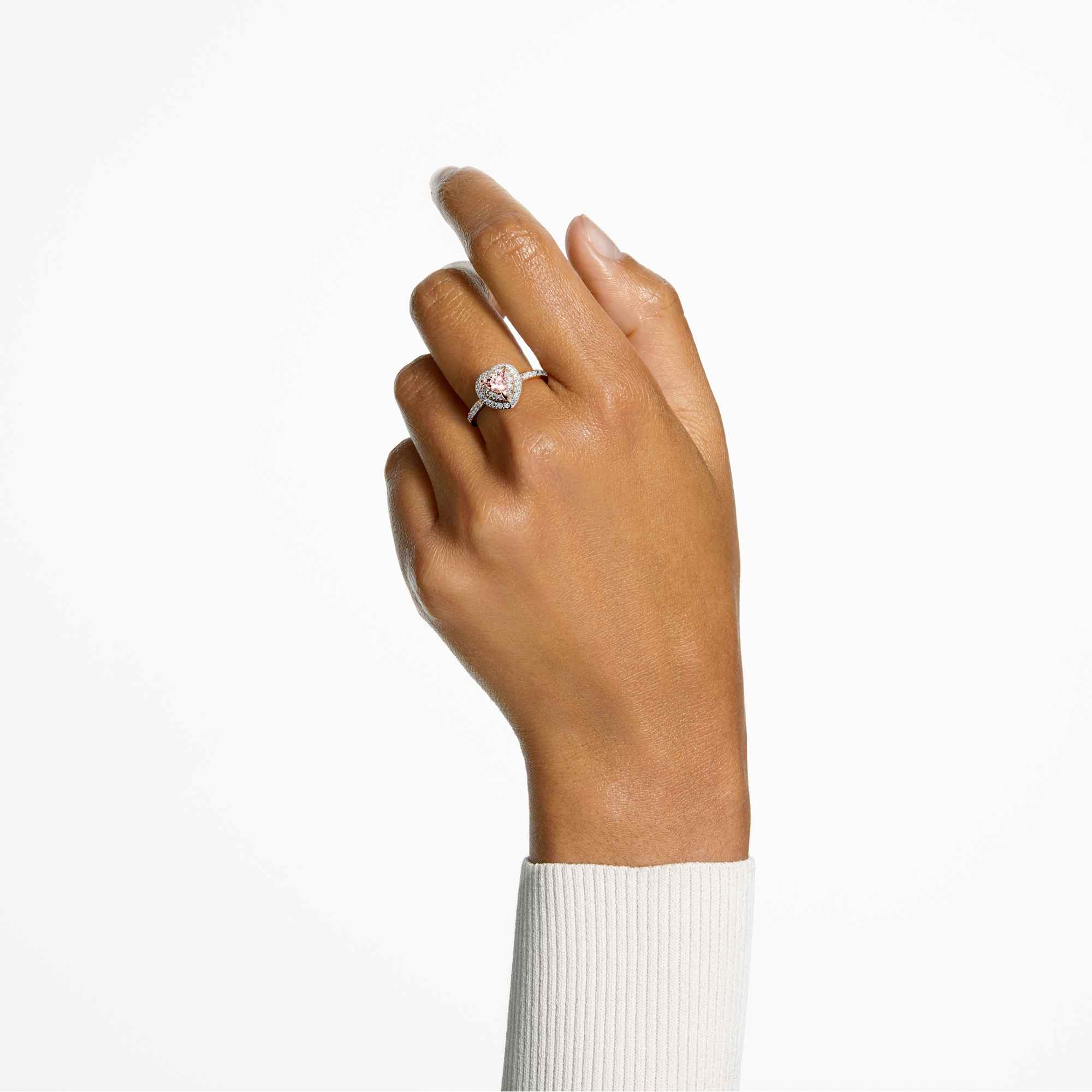 one-motif-ring-heart-cut-pavC3A9-heart-pink-18k-rose-gold-finish-swarovski-5753112