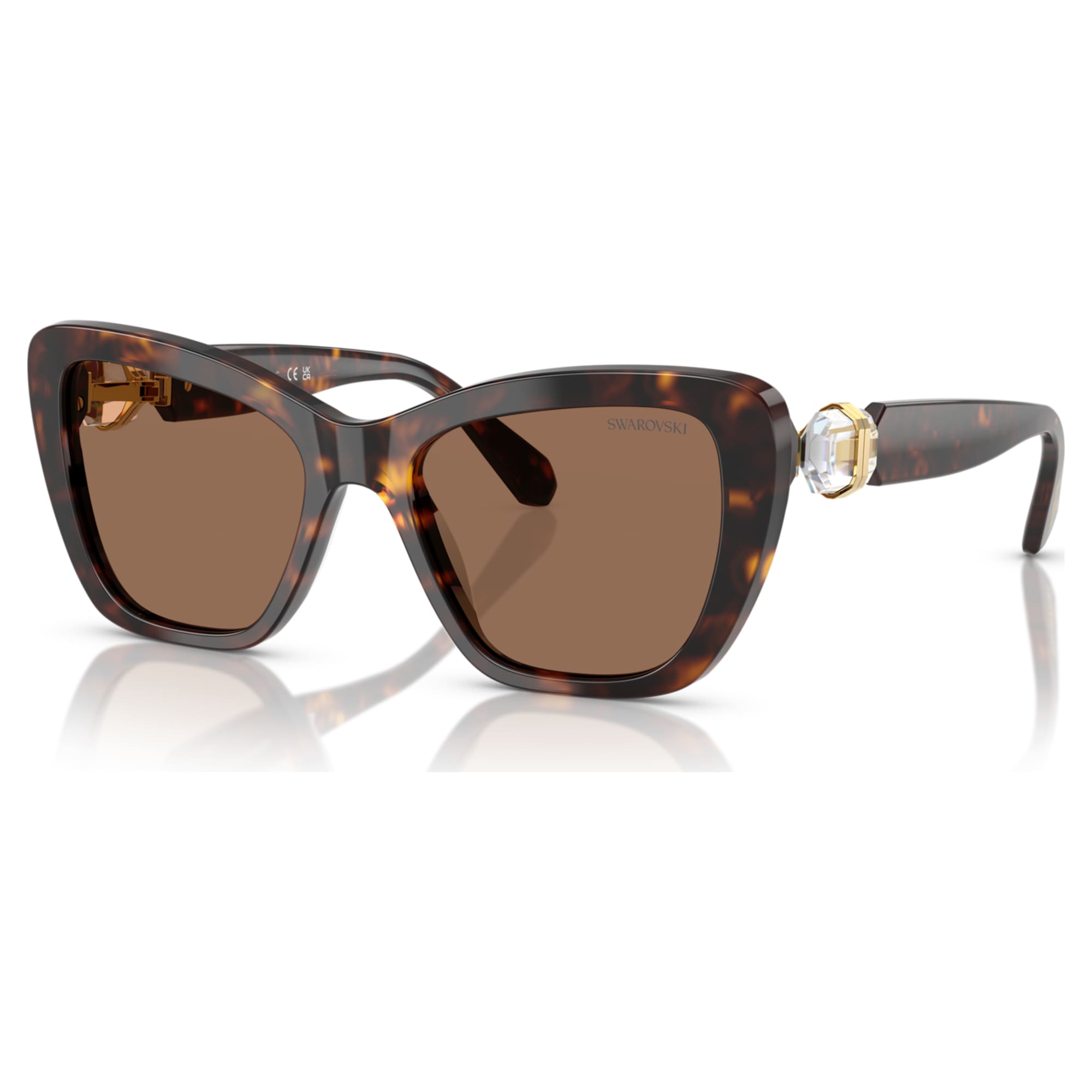 sunglasses-cat-eye-shape-sk6018-brown-swarovski-5765707