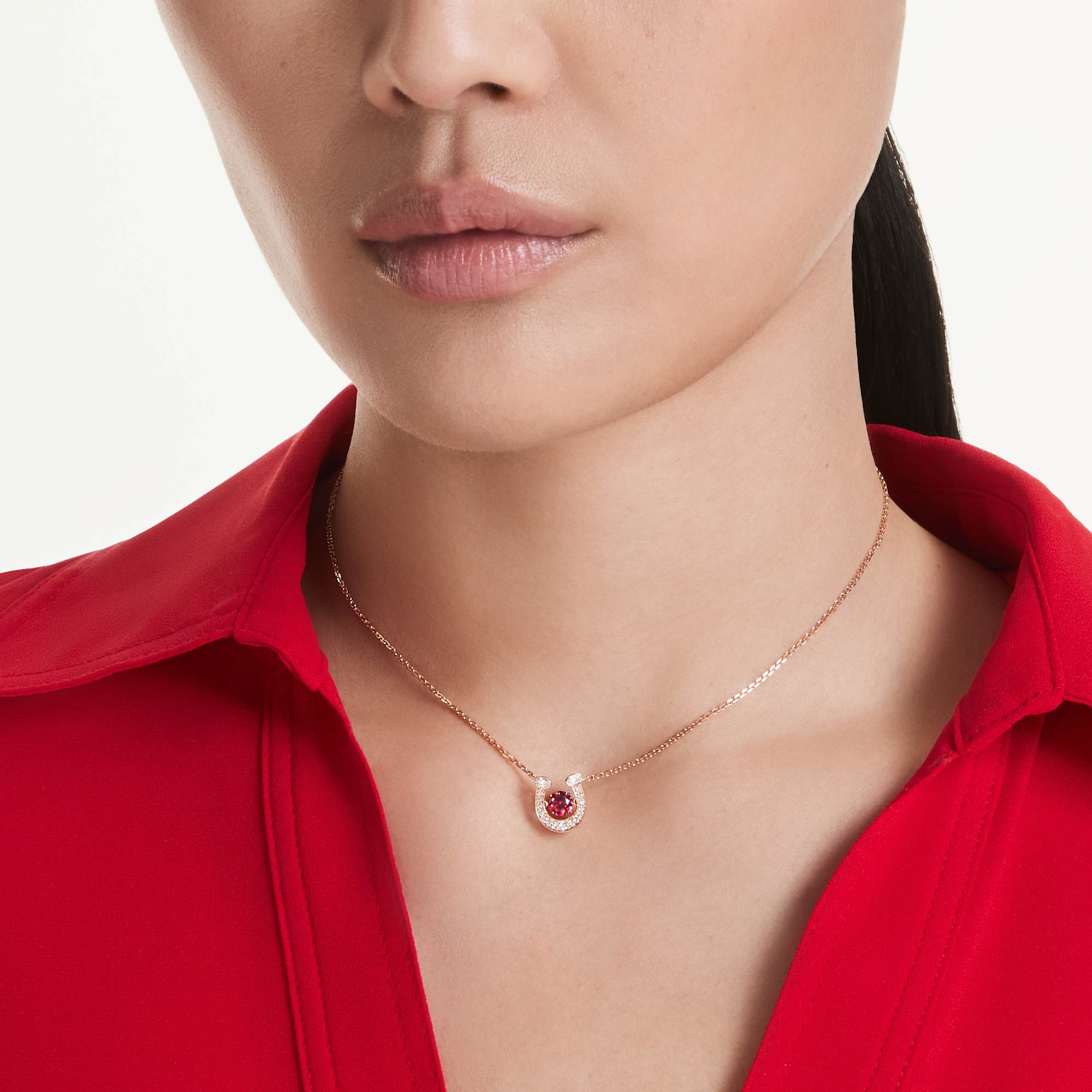 symbolica-pendant-round-cut-pavC3A9-horse-shoe-red-18k-rose-gold-finish-swarovski-5736981
